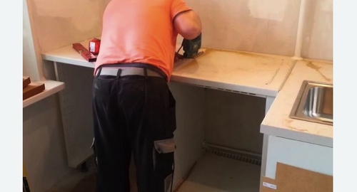 Сборка кухонного гарнитура. Донецк